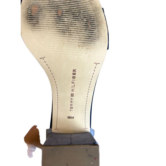 Tommy Hilfiger blue suede ankle strap detail formal heels 6.5 - Picture 7 of 9